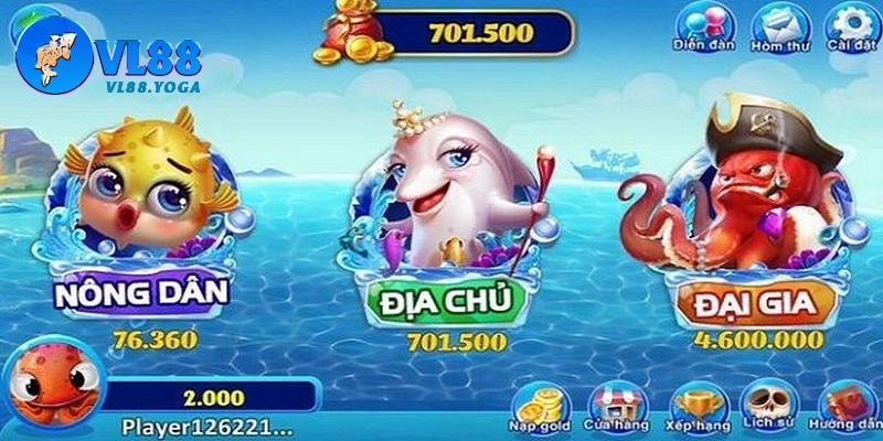 Các chế độ chơi hấp dẫn tại Bắn cá nhân ngư không nên bỏ lỡ