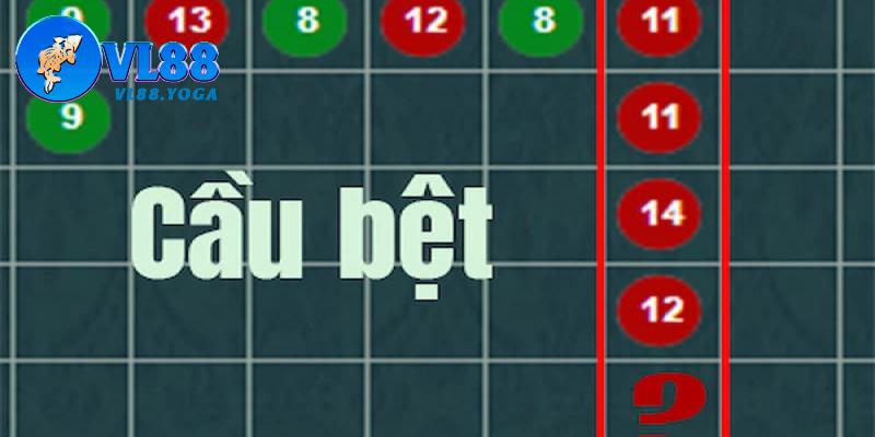 Cầu bệt là hình thức dễ xuất hiện trong soi cầu Baccarat